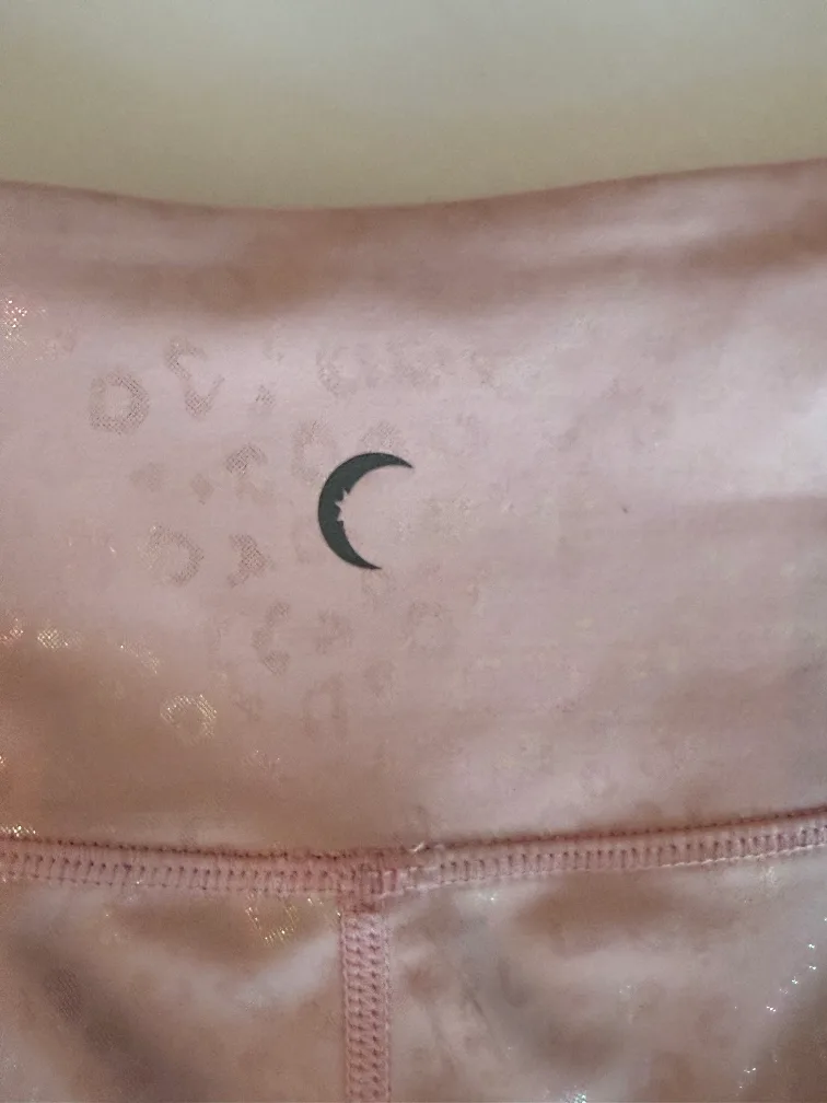 Zyia Active Light Pink Leopard Leggings - Size 4 image indicator(3)