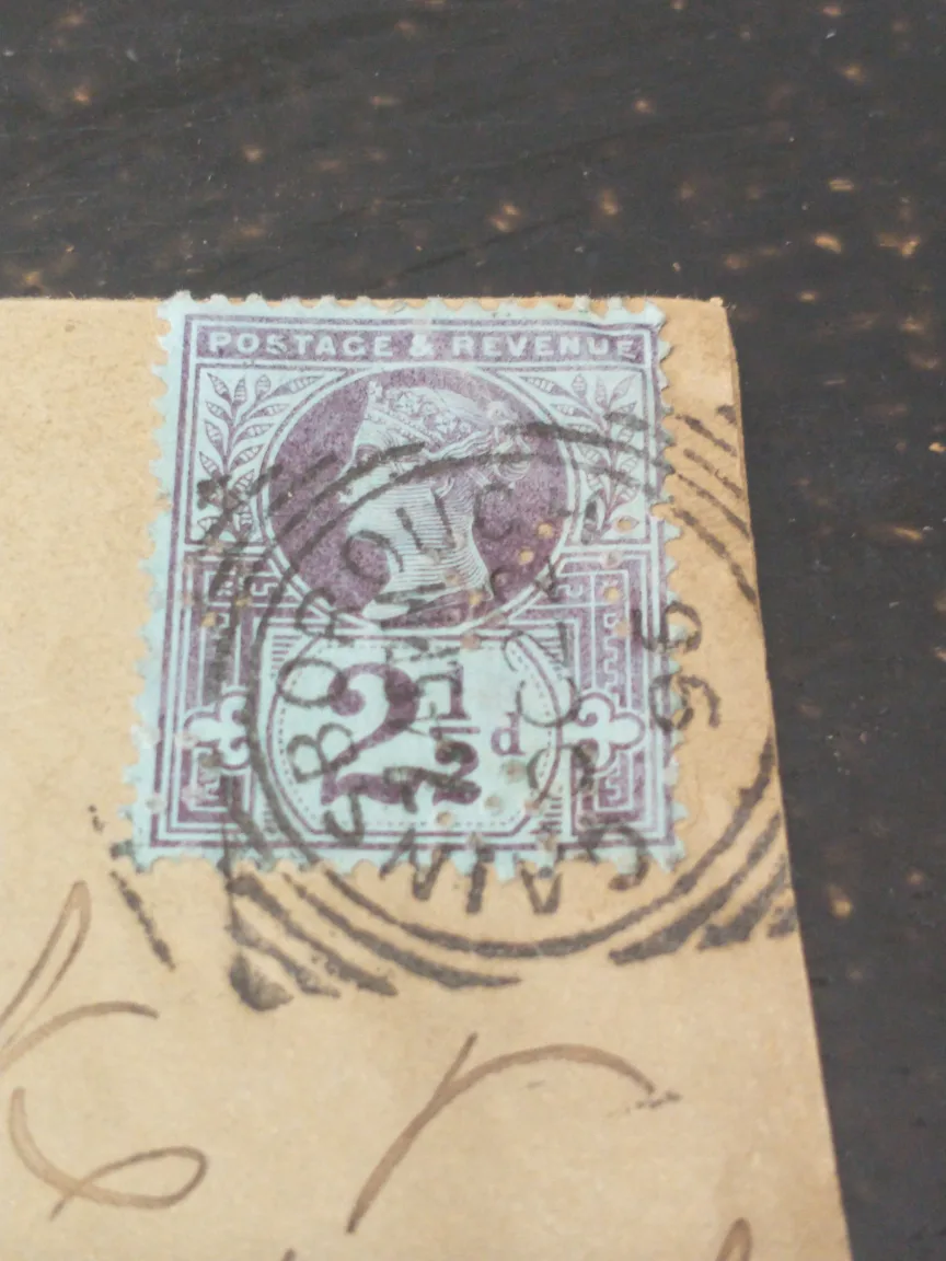 Lovely 1896 England cover to Dresden, Germany thumbnail