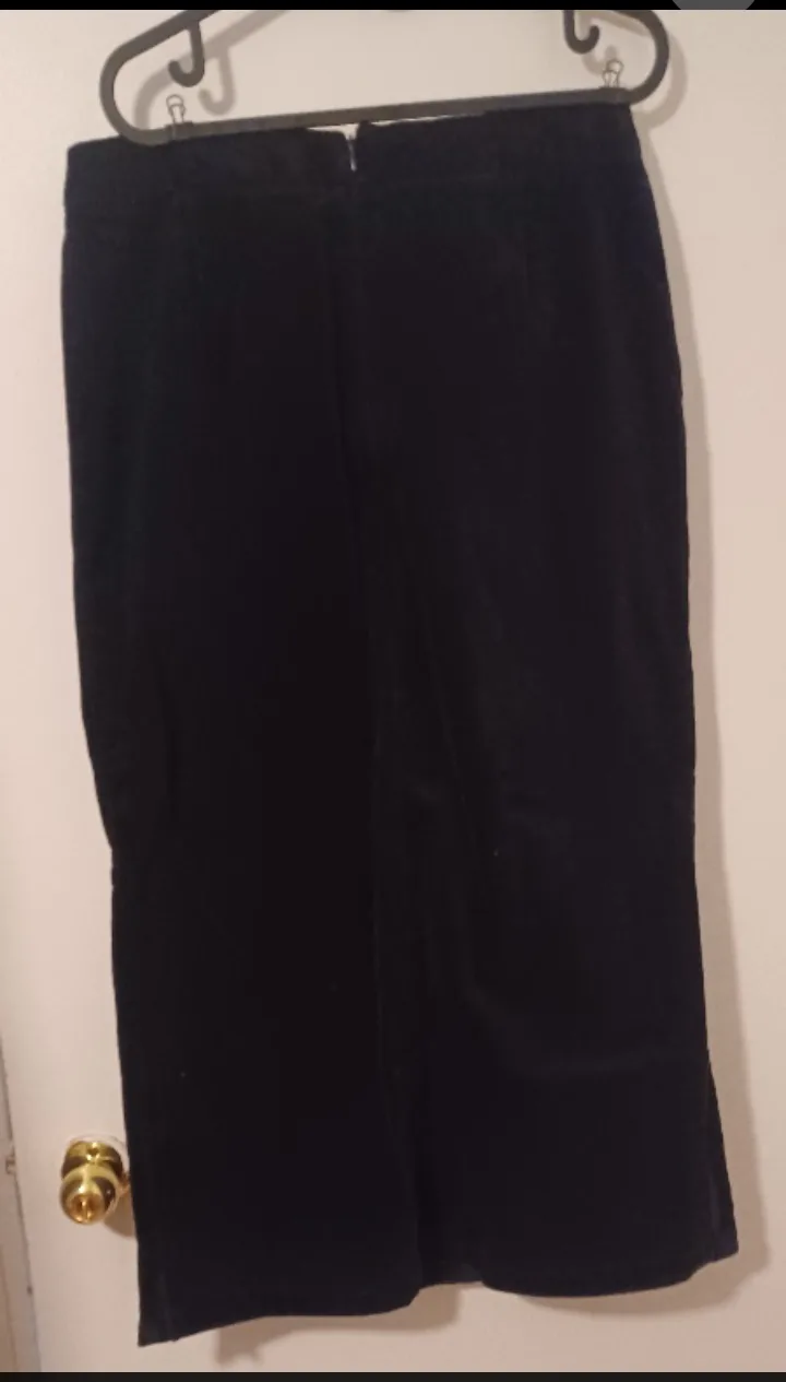 Premiere Collection Black Corduroy Skirt - Size 14 image indicator(2)
