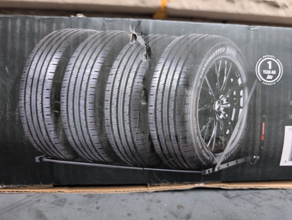 Motomaster Foldable Wall-Mounting Tire Rack - New in Box image indicator(2)