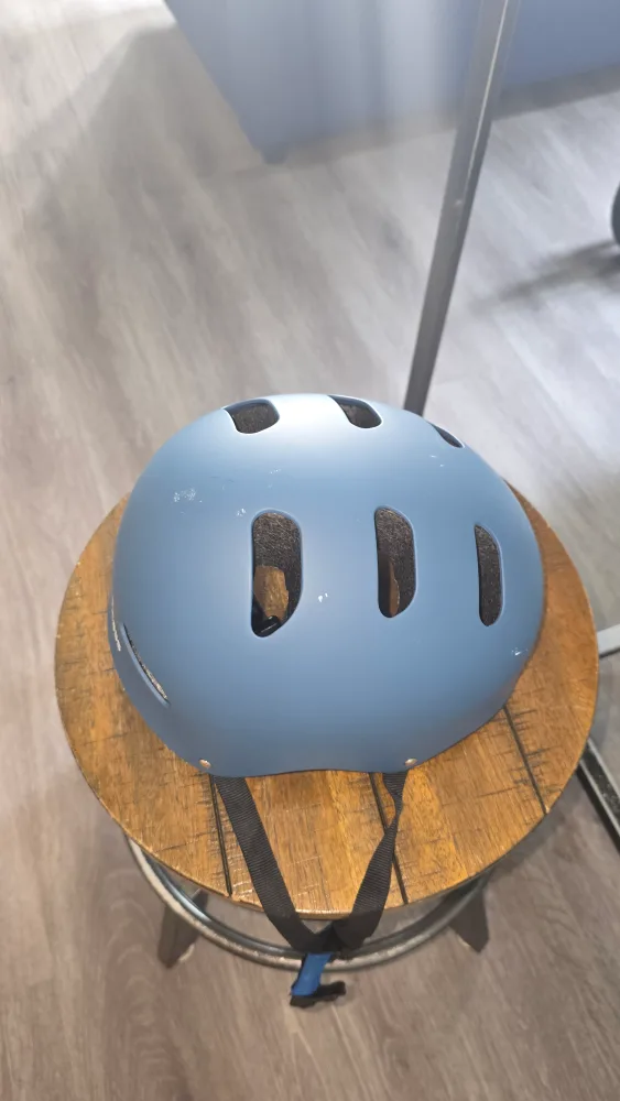 Blue Bike Helmet