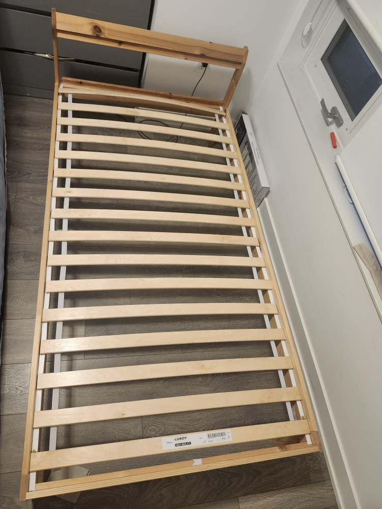 IKEA Luroy Bed Slats - Single Size+ mattress +cover - photo 3