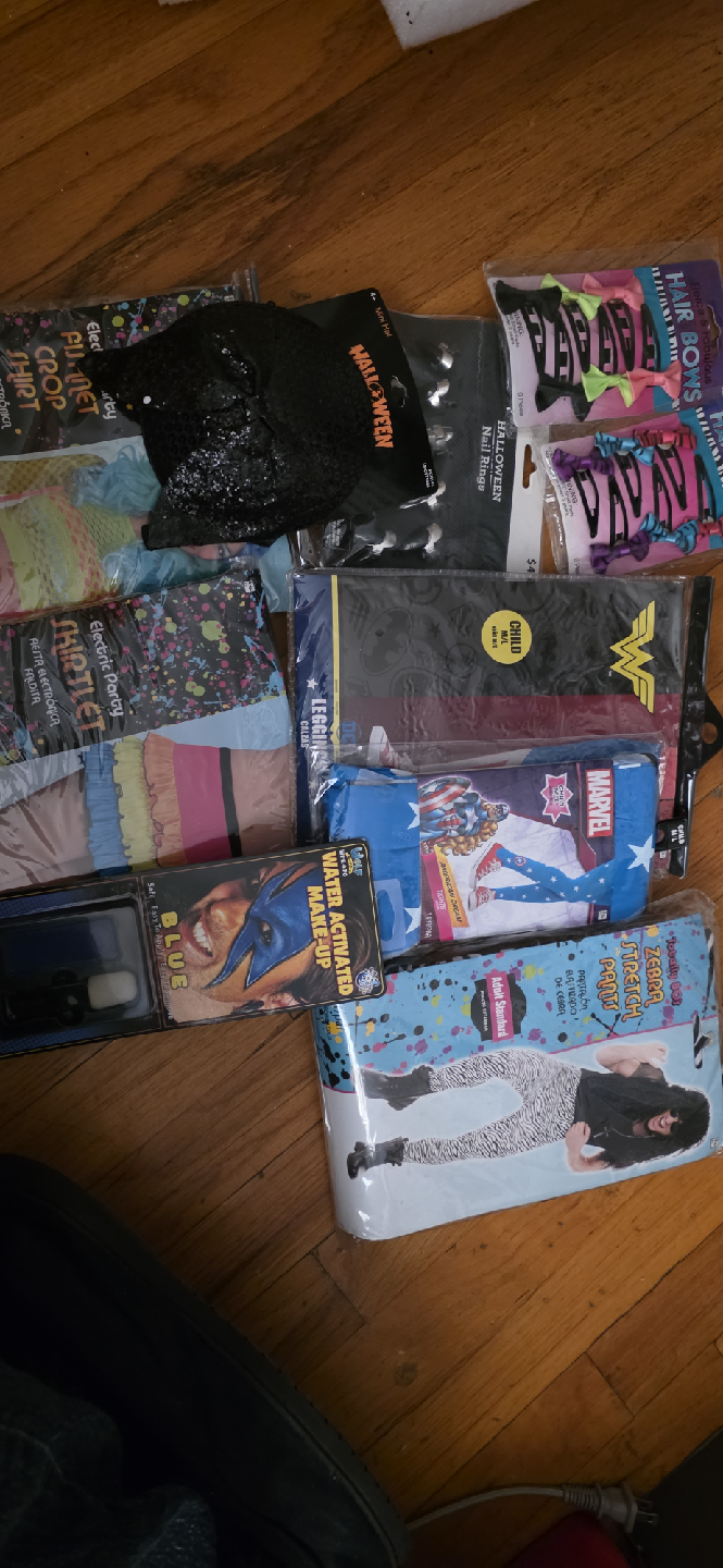 Variety of Costumes and Accessories