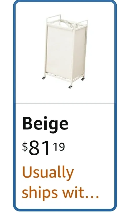 IKEA ENHET Laundry Bin with Casters - White image indicator(3)