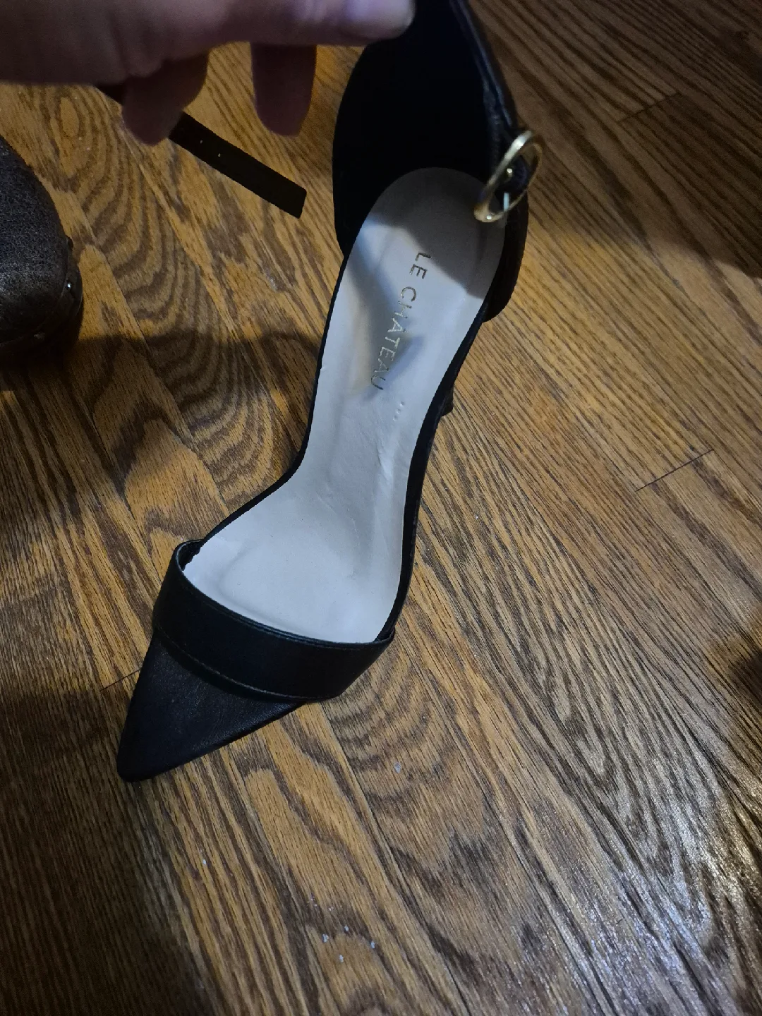 Le Chateau Black Heels Size 8 thumbnail