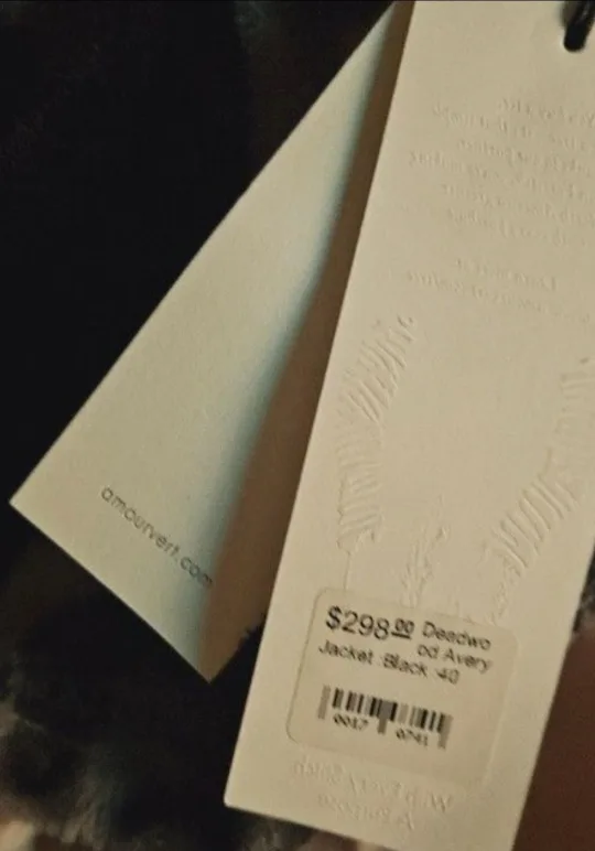 Amour Vert Deadwood OD Avery Jacket Black Size 40 image indicator(4)