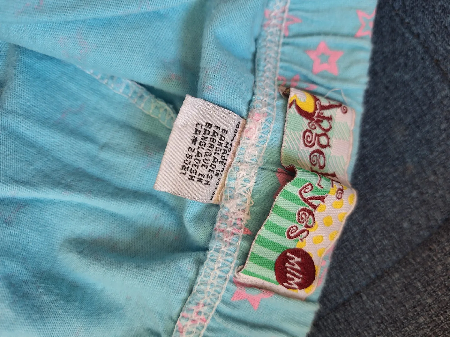 Angel Eyes  Blue Star Pajama Pants sz-M image indicator(3)