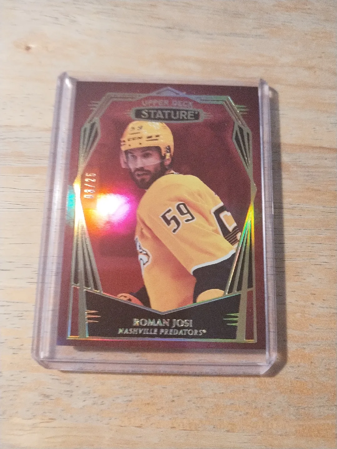 Upper Deck Stature Roman Josi Hockey Card thumbnail