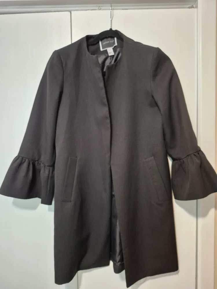 Heather Grey Size 12 Black Coat thumbnail