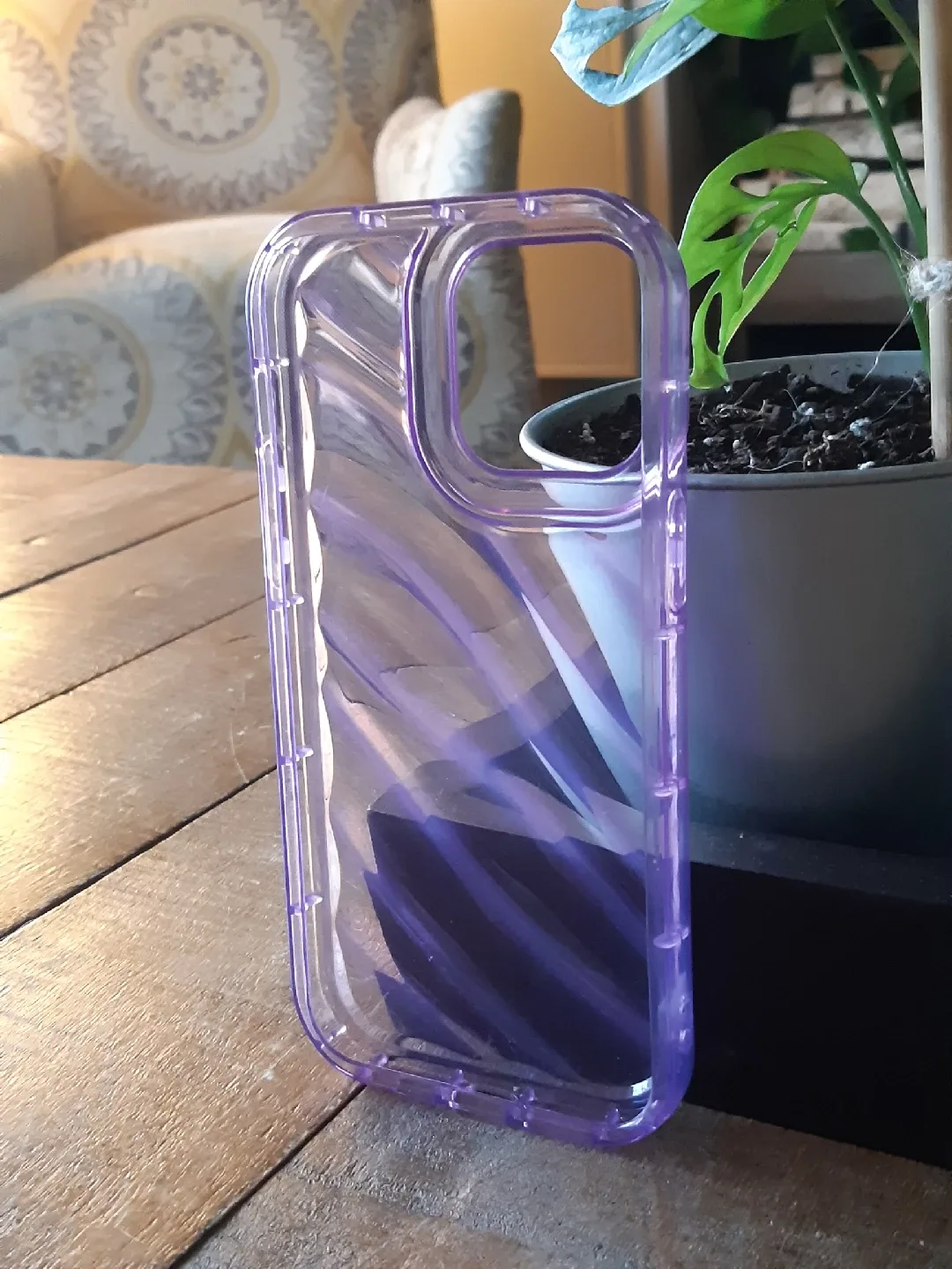 Crystal Transparent Water Ripple Case for iPhone 14PRO MAX thumbnail