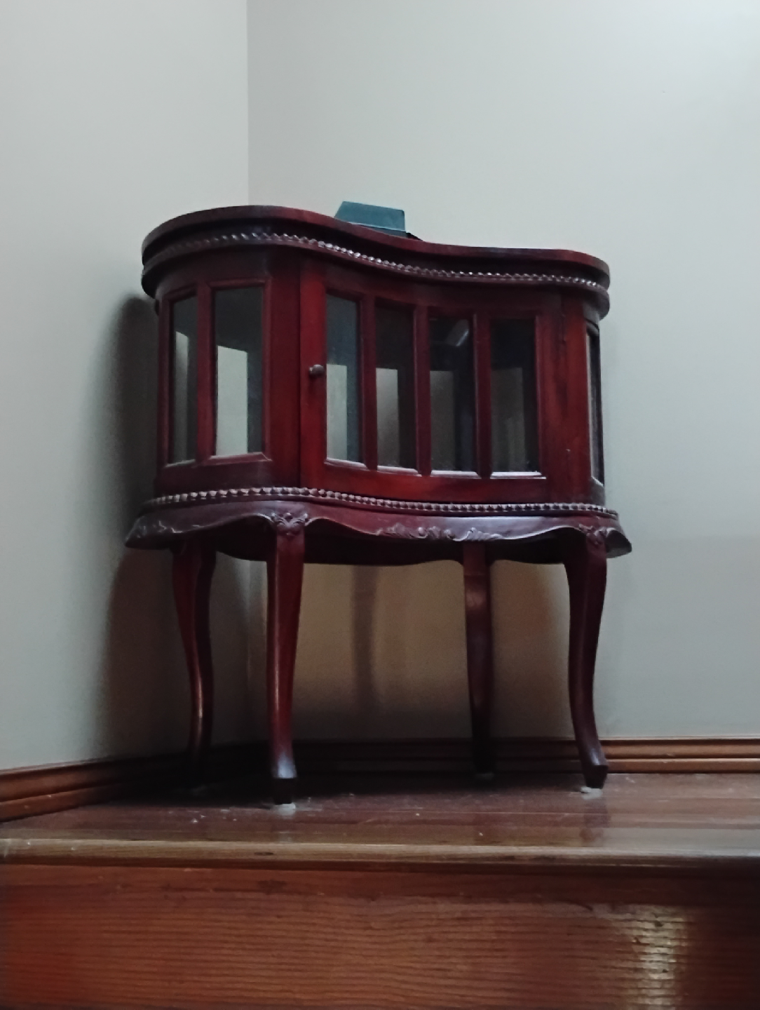 Antique Mahogany Display Cabinet