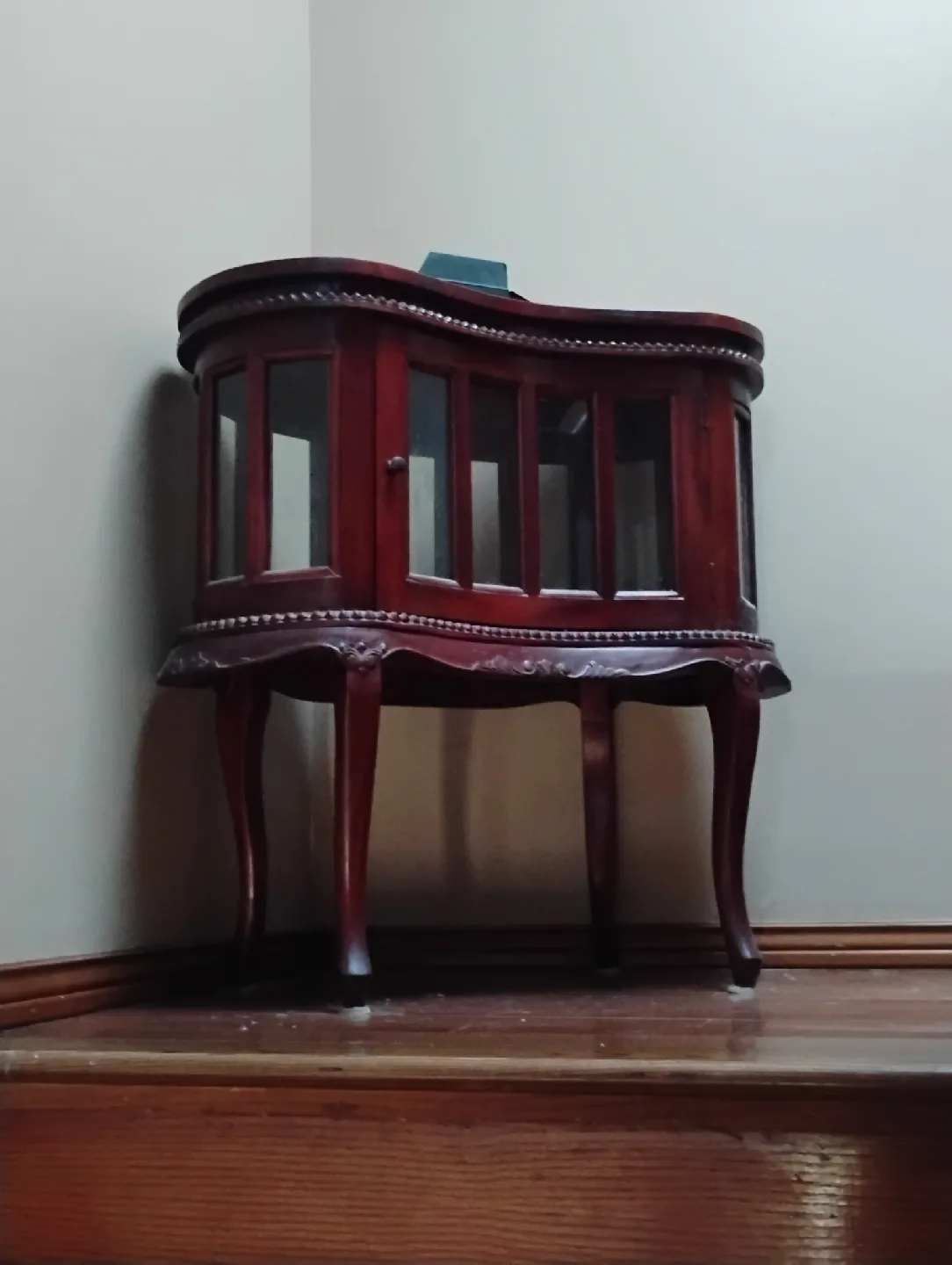 Antique Mahogany Display Cabinet
