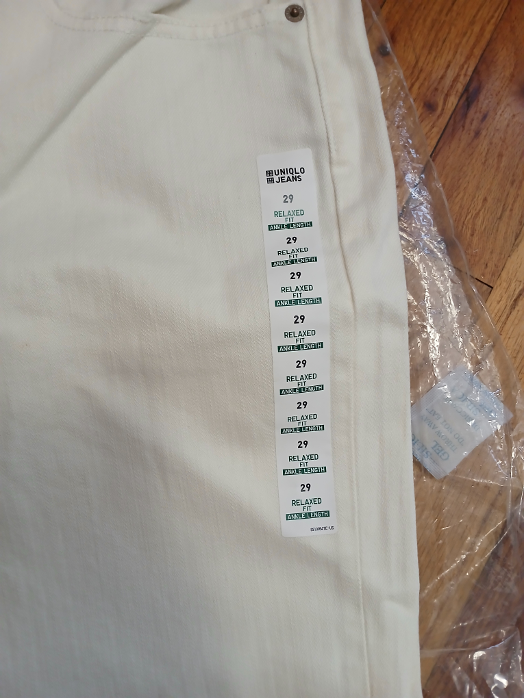 BRAND NEW* Uniqlo Relaxed Tapered Ankle Jeans - Size 29 - photo 4