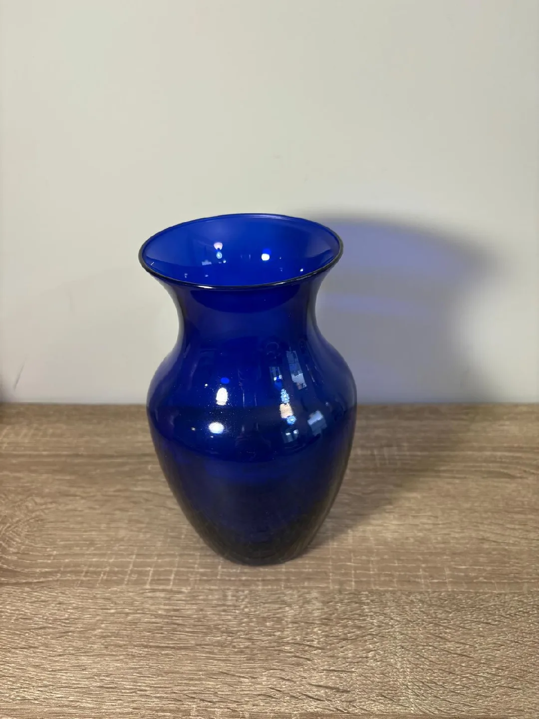 Blue Glass Vase