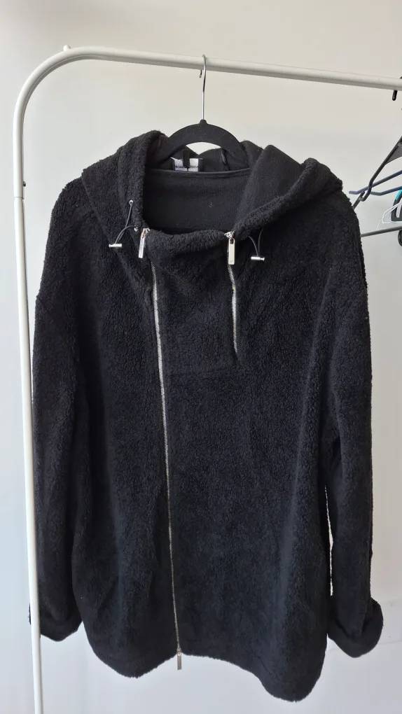 Emporio Armani Black Hooded Jacket XL thumbnail
