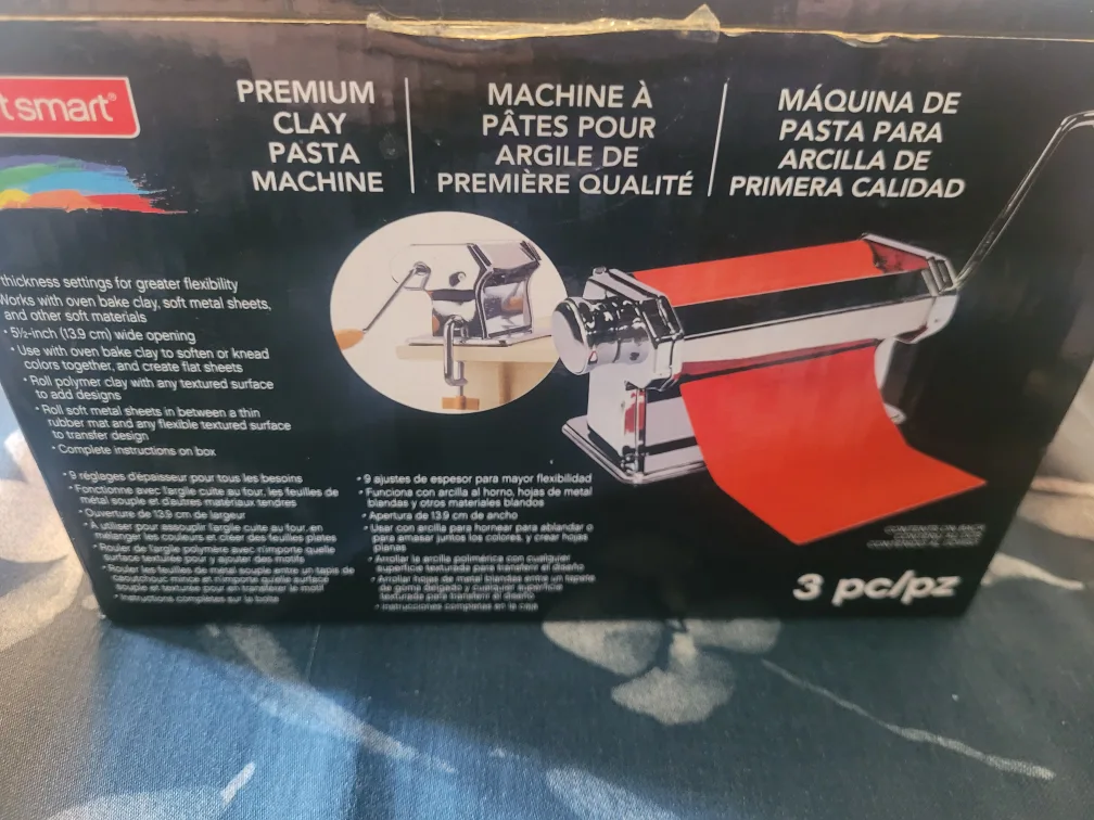 Craft Smart Premium Clay Pasta Machine - with Box! image indicator(3)