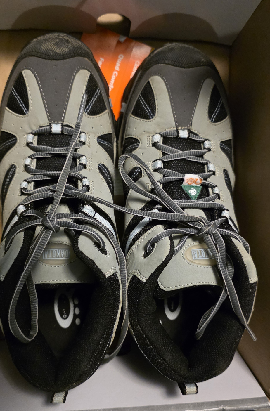 KOOTENAY Mid-Cut Hiker, Grey/Black, Size 9 EEEE