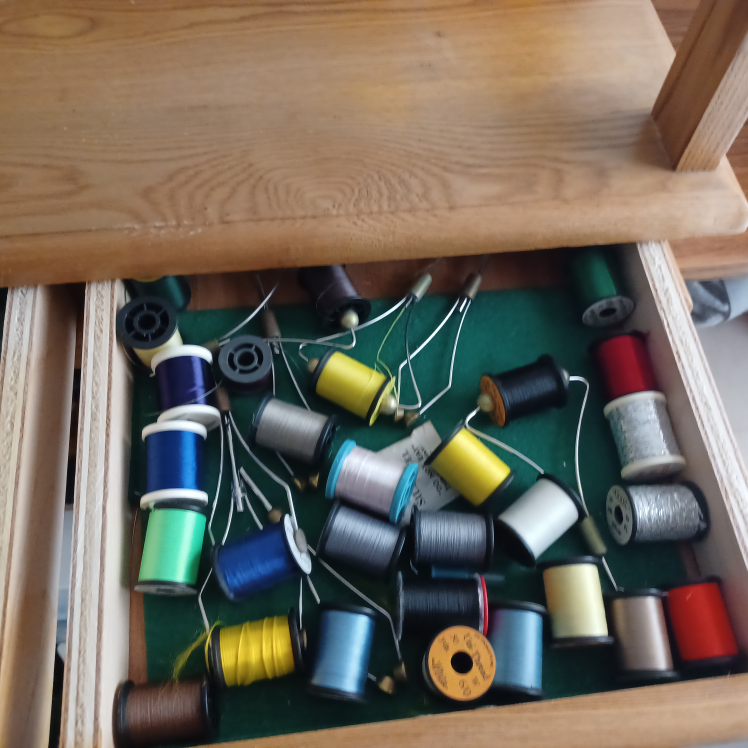 Fly Tying Desk with Tools and Supplies - photo 2
