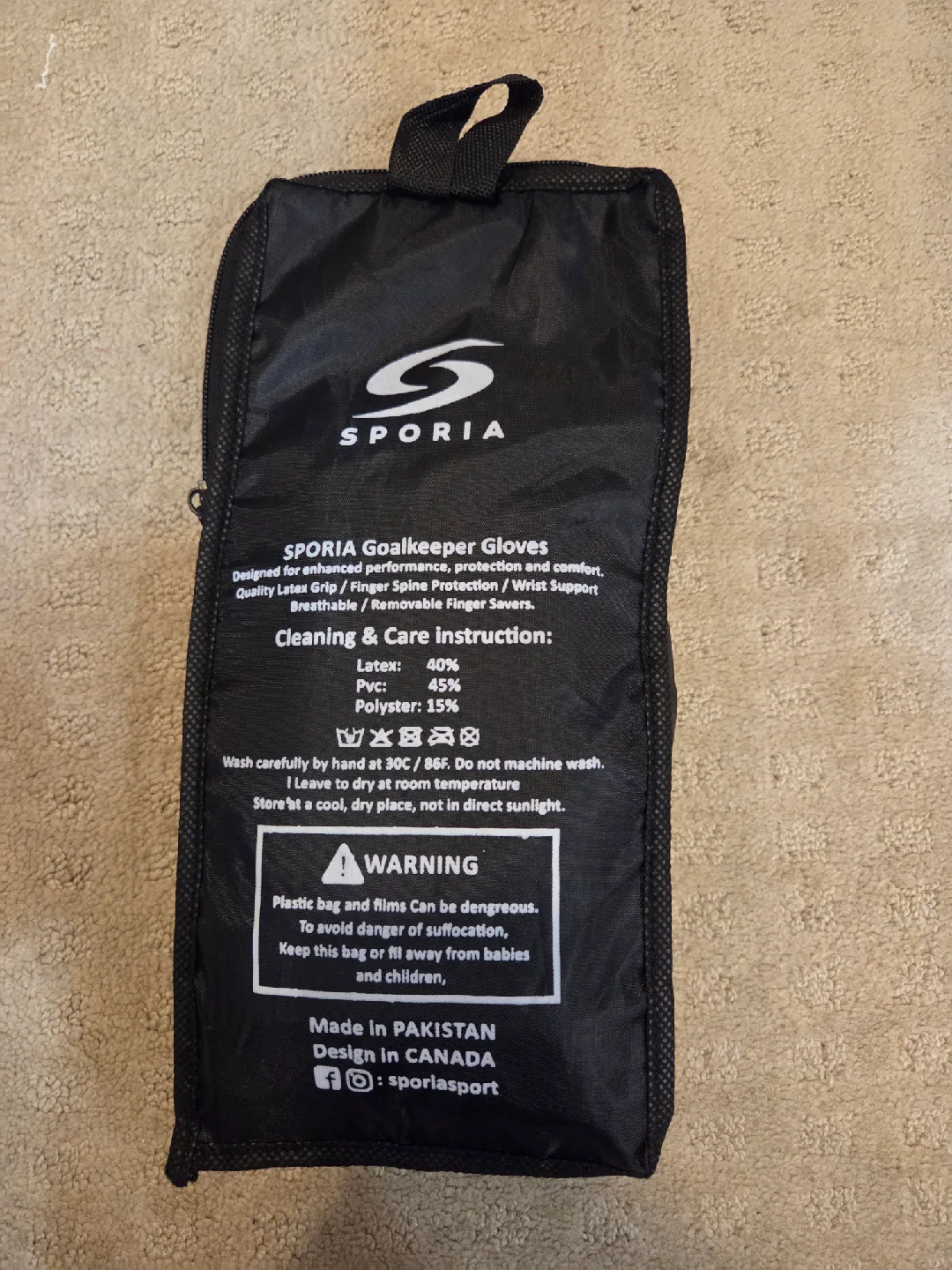 Sporia Goalkeeper Gloves - Blue image indicator(6)