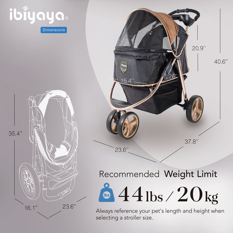 ibiyaya Monarch Premium Pet Stroller - photo 3