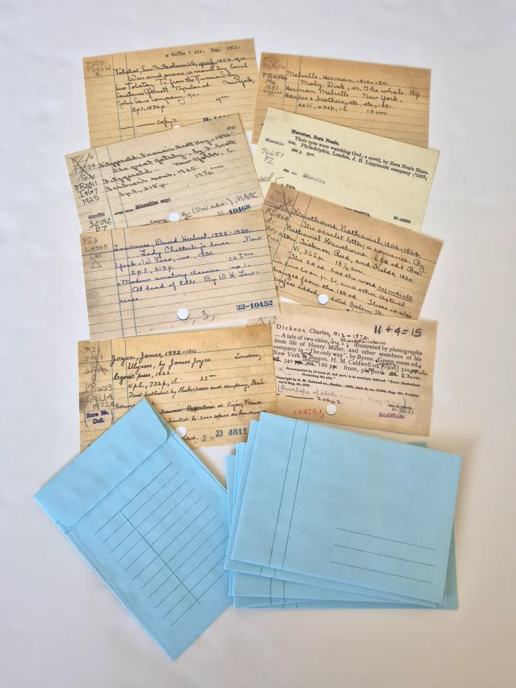 Vintage-style Card Catalog Notecards (NEW) thumbnail