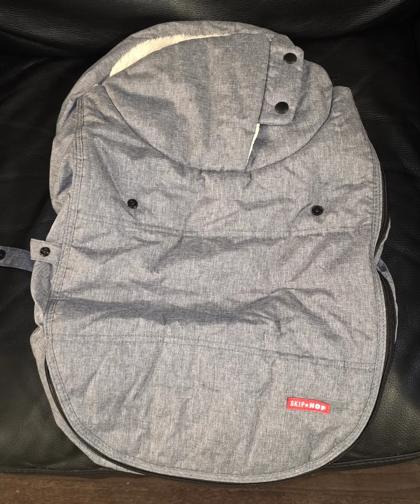 Skip Hop Winter Car Seat Cover, Stroll & Go, Heather Grey image indicator(6)