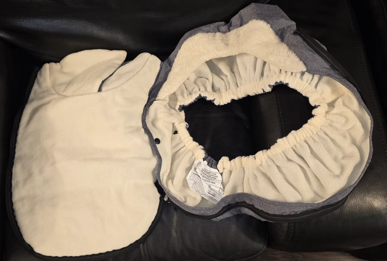 Skip Hop Winter Car Seat Cover, Stroll & Go, Heather Grey image indicator(7)