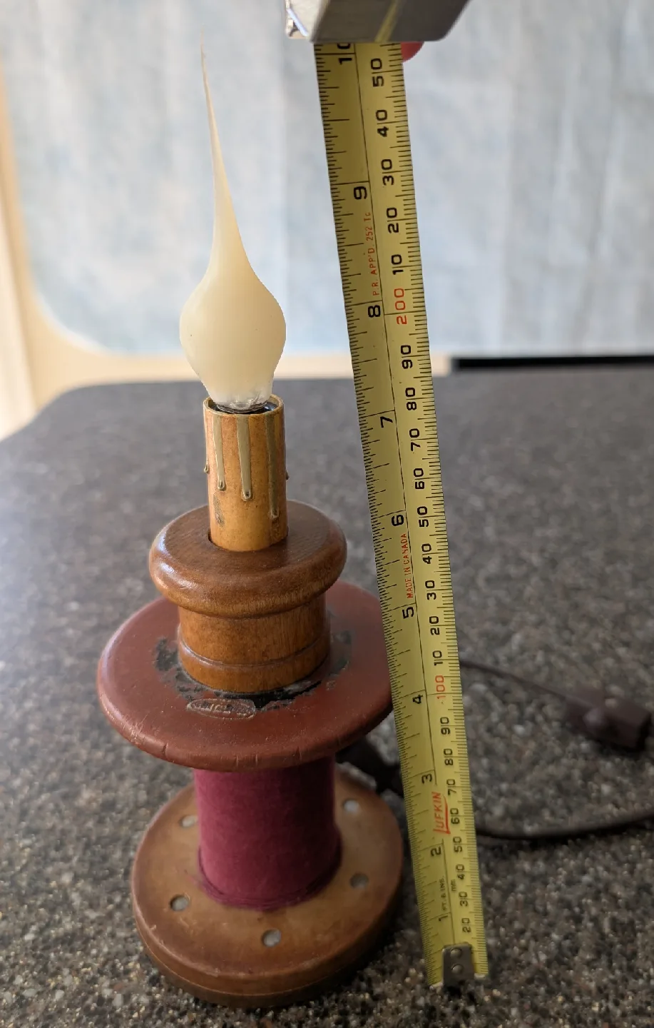 Antique Spool Lamp image indicator(3)