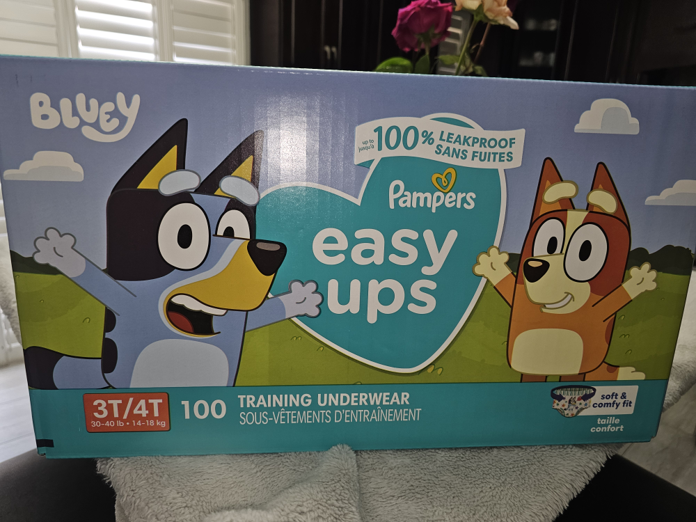Bluey Pampers Easy Ups 3T/4T Training Underwear