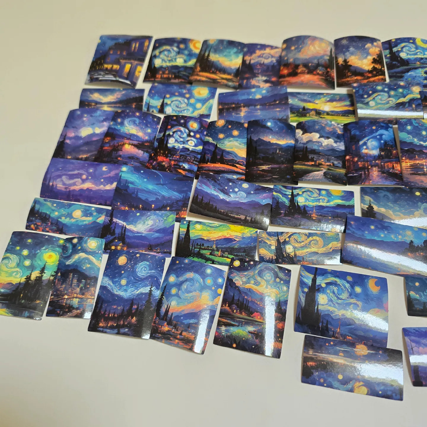 Lot of Van Gogh Inspired Paintings Vinyl Stickers image indicator(6)