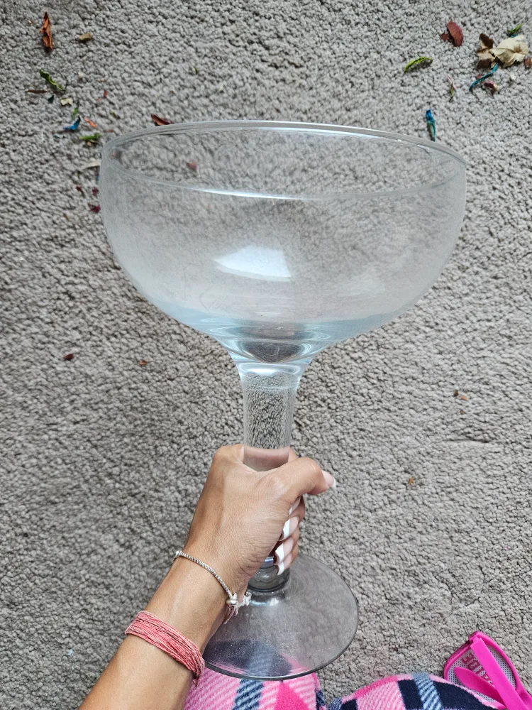 Large Glass Centerpiece Bowl/Margarita Glass