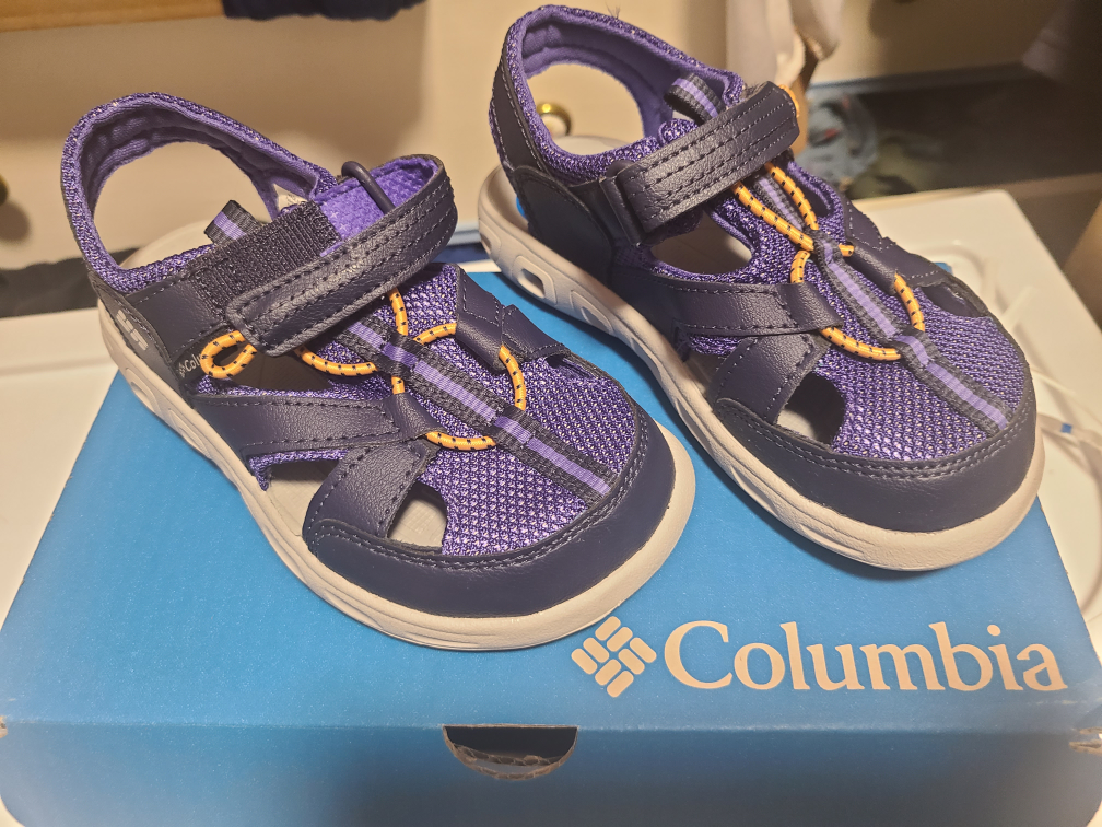 Columbia Child Tecs Sandals - Size 12 - Purple