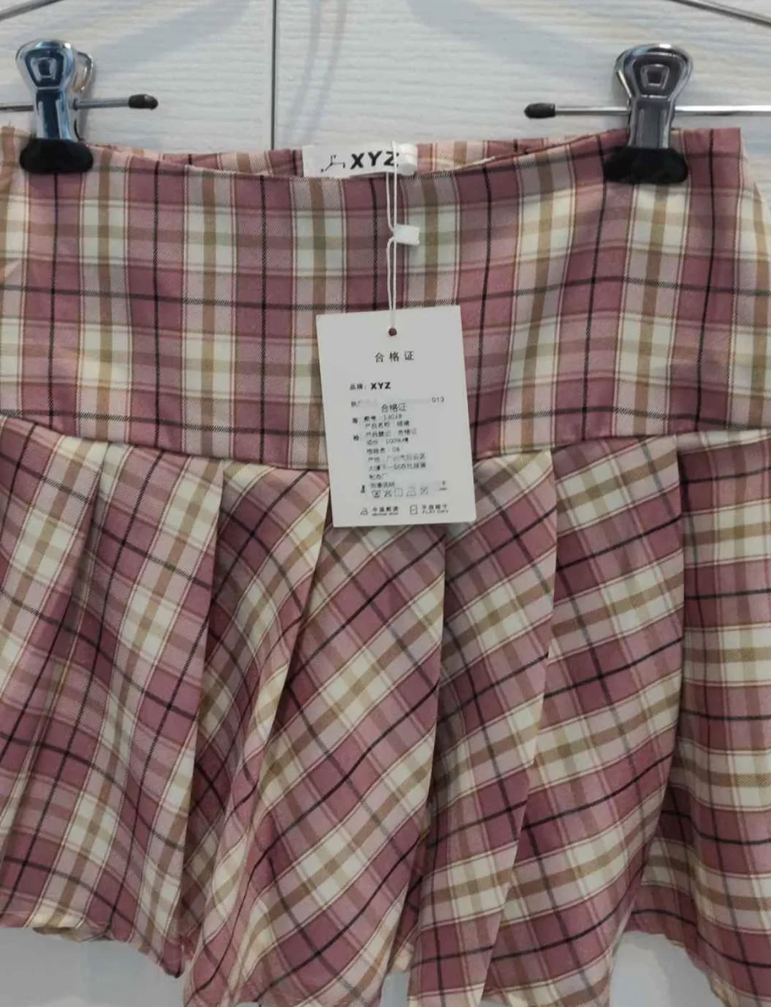 anime Plaid Pleated Mini Skirt image indicator(2)