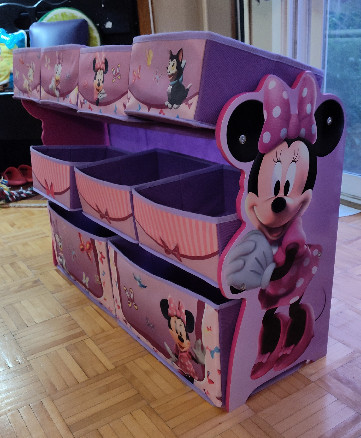 Disney Minnie Mouse 9-Bin Toy Storage Organizer - photo 2