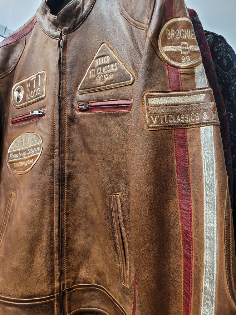 VTI Classics Leather Jacket, Brown image indicator(4)