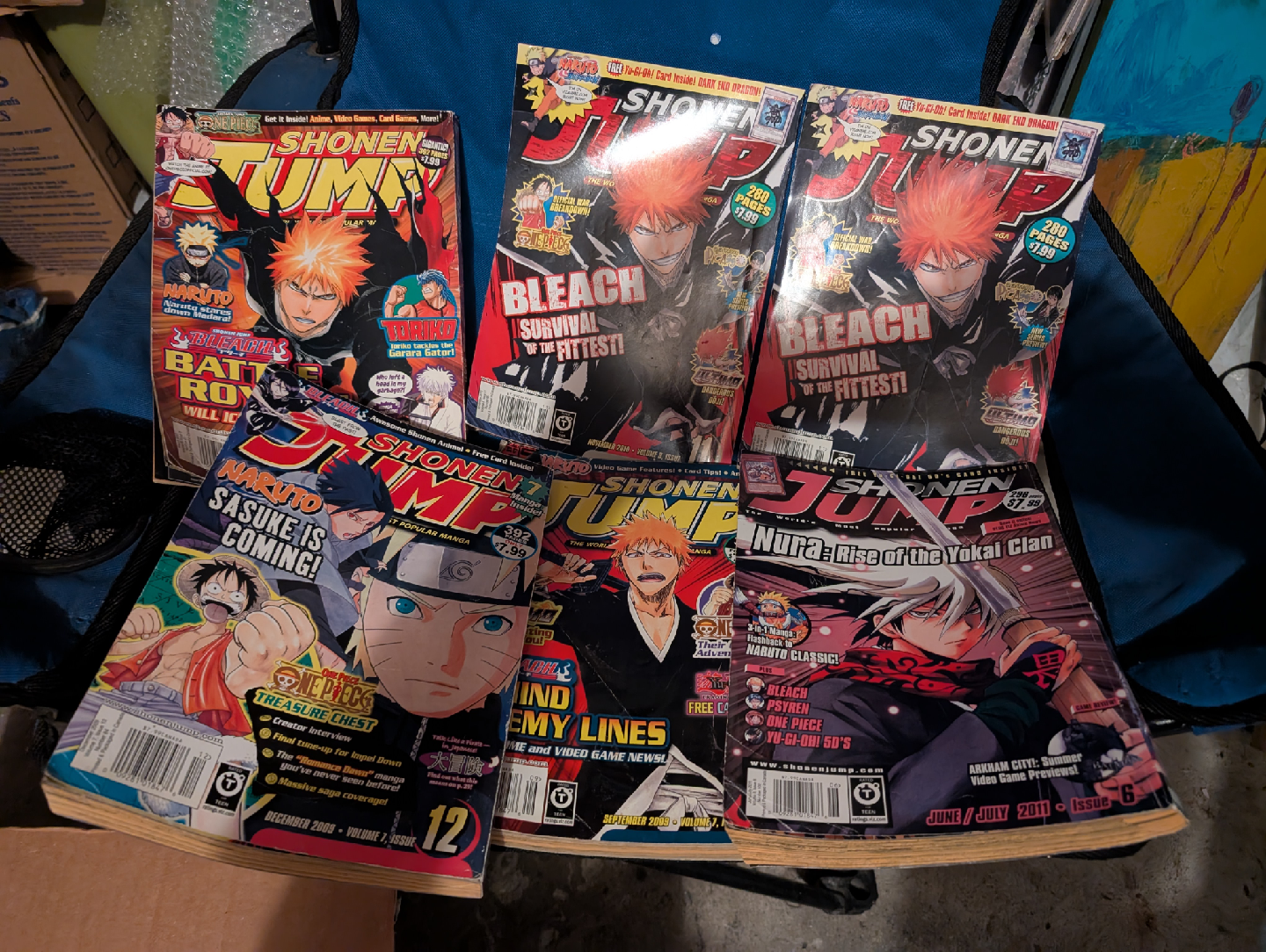Shonen Jump Manga Magazines - Naruto, Bleach, One Piece