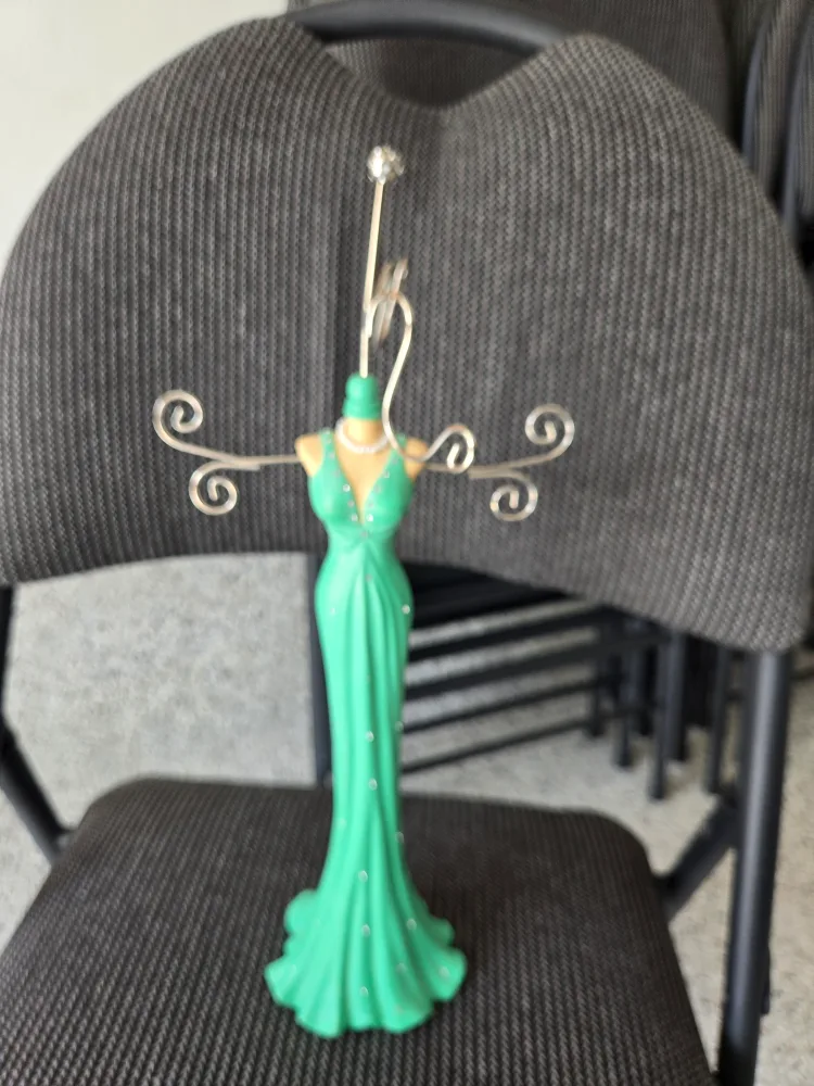Green Dress Jewelry Holder thumbnail