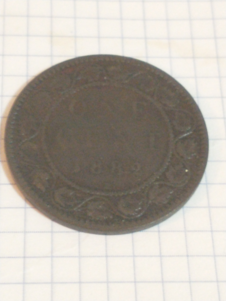 Fair 1882H Canada Victoria large cent KM #7, #2010-127 - photo 2