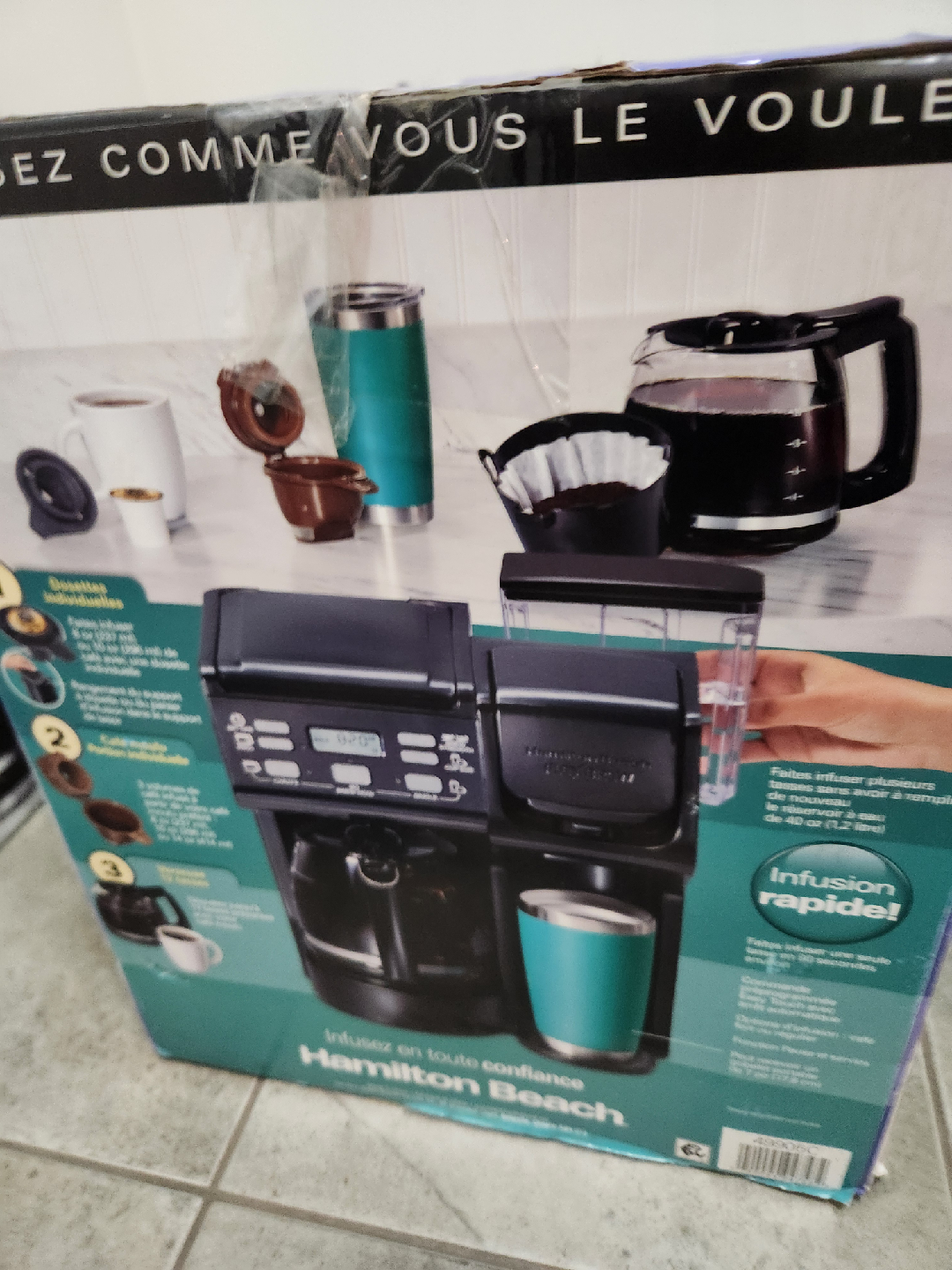 Hamilton Beach Coffee Maker with Single Serve Option