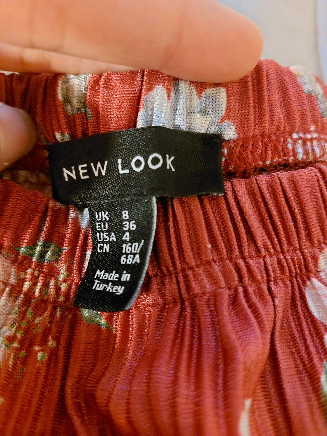 New Look Floral Print Wide Leg Pants - Size 4 - photo 3