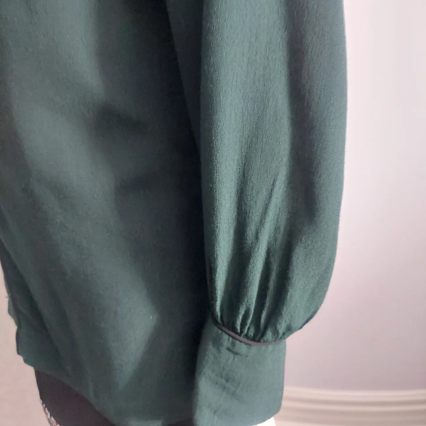 Green Long Sleeve Blouse medium  🥕 image indicator(2)