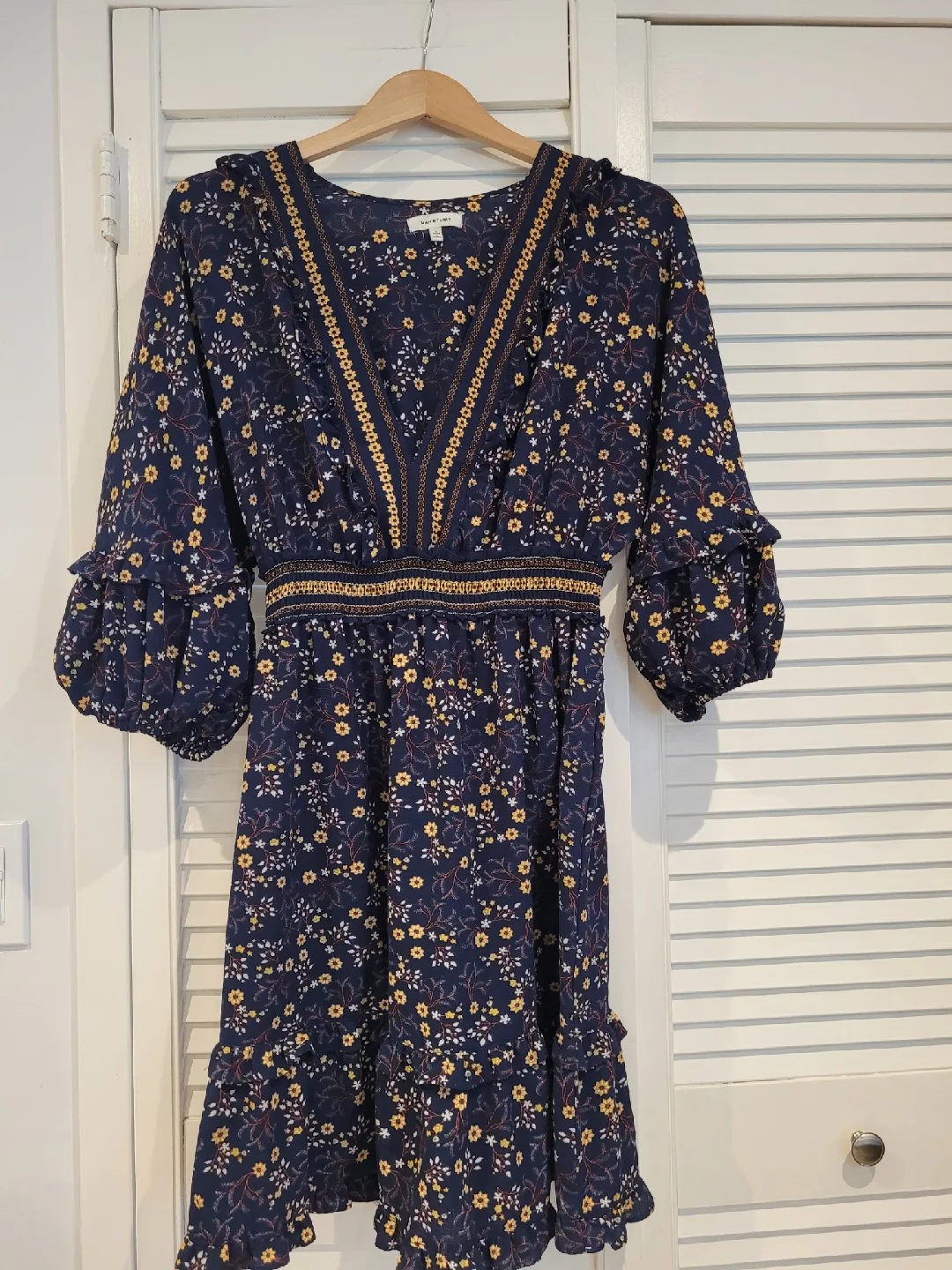 Floral Print Dress - Size Large thumbnail