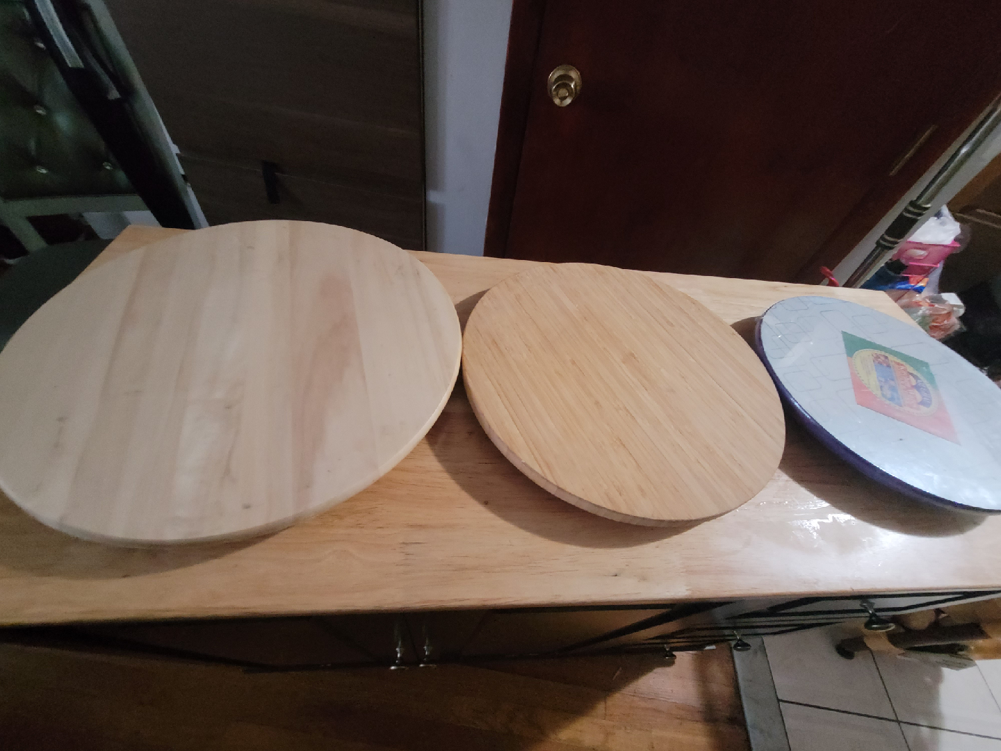 Wooden Pizza Boards - Set of 3