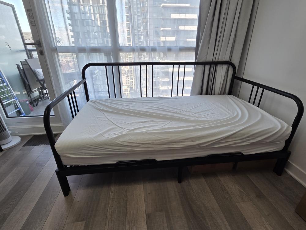 🌱IKEA FYRESDAL Daybed -- Black Steel