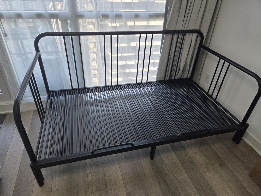 🌱IKEA FYRESDAL Daybed -- Black Steel - photo 2