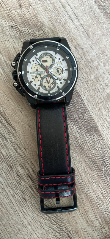 Police Black Men's Watch