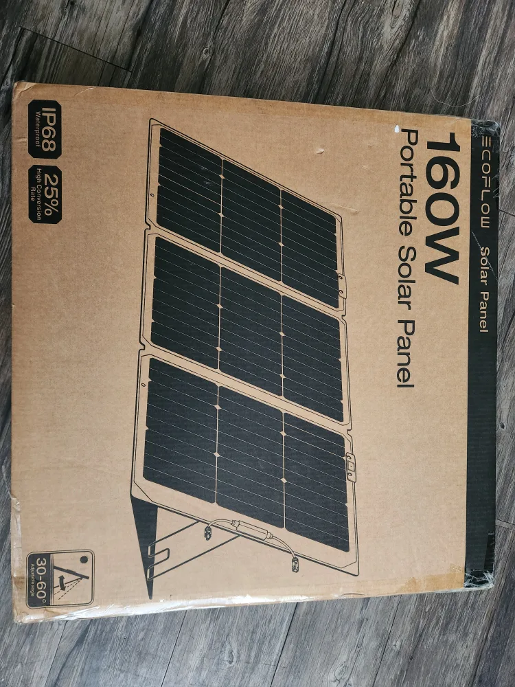 EcoFlow 160W Portable Solar Panel - New image indicator(3)