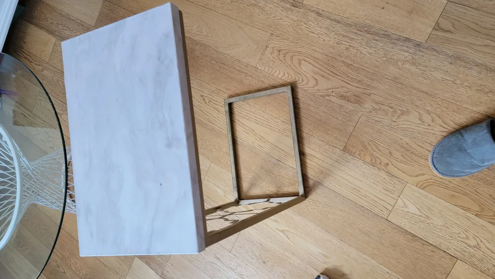 Side Table with Marble Top image indicator(2)