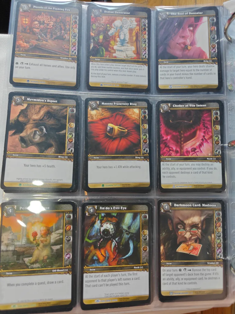 World of Warcraft TCG Cards (Trinkets & Armor) image indicator(3)