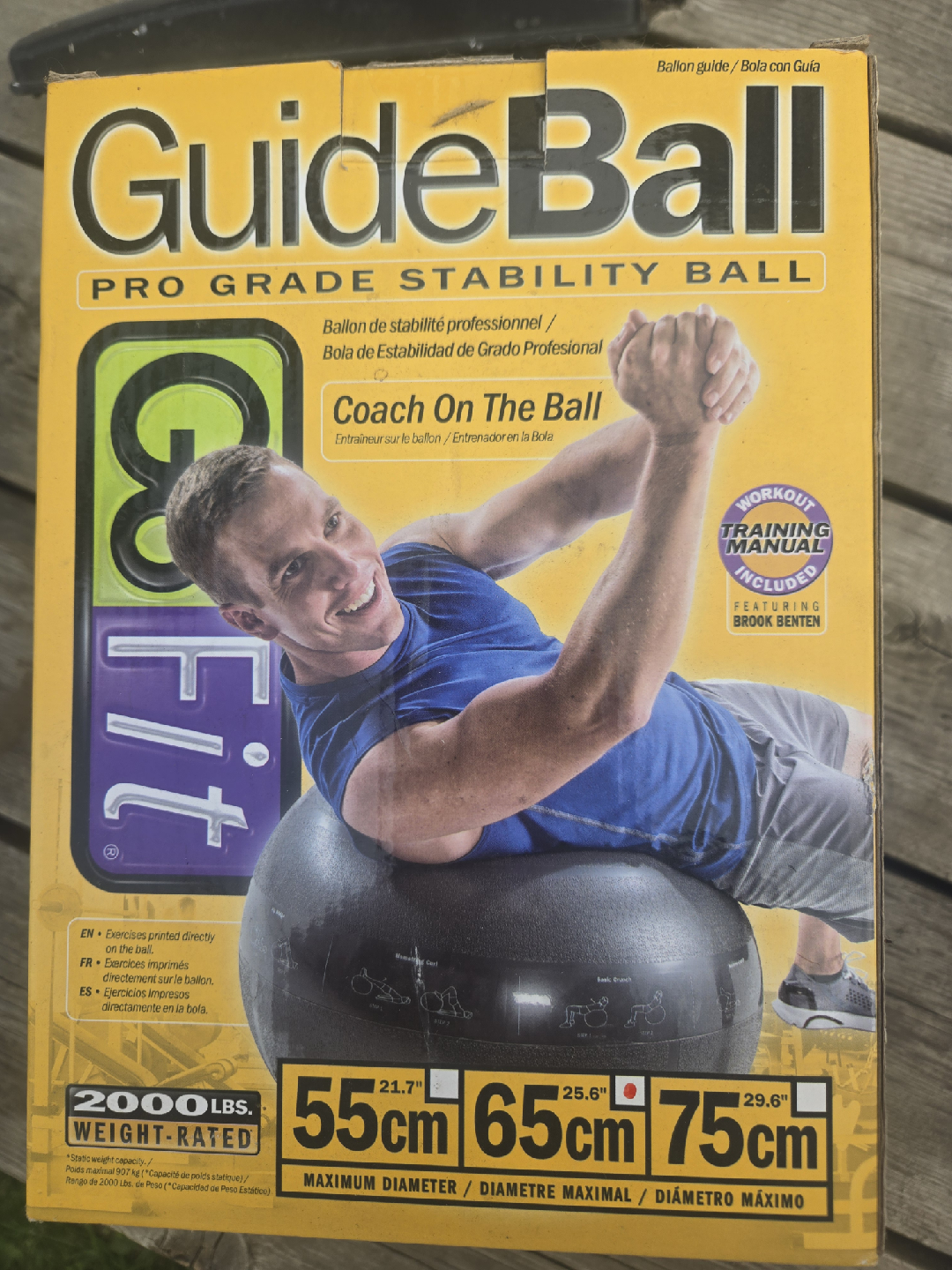 Guide Ball Pro Grade Stability Ball - 65cm